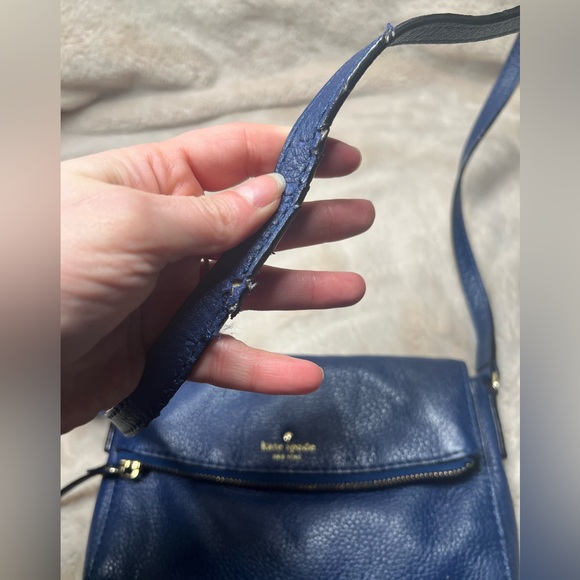 Kate Spade Blue Crossbody - Picture 7 of 9